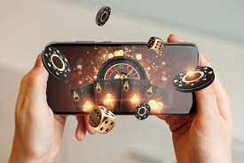 Filipino player using the jiliace mobile app on an Android phone to access sports betting and casino games